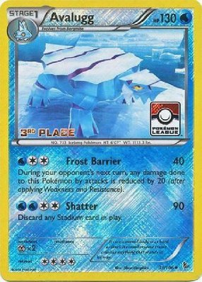 Avalugg (Pokemon League) [3rd Place], League & Championship Cards