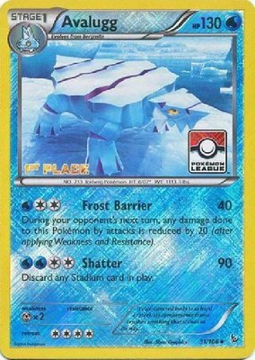 Avalugg (Pokemon League) [1st Place], League & Championship Cards