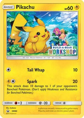 Pikachu (Build-A-Bear Workshop Exclusive), Miscellaneous Cards & Products