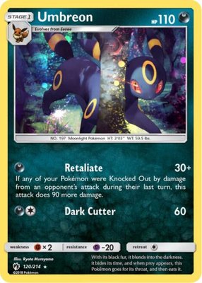 Umbreon (Cosmos Holo), Blister Exclusives