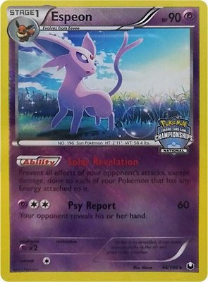 Espeon (National Championships), League & Championship Cards