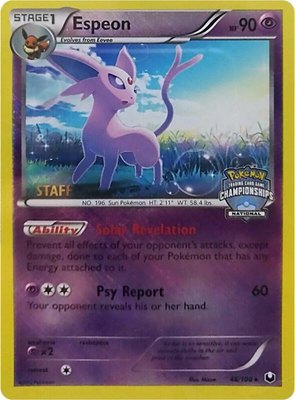 Espeon (National Championships) [Staff], League & Championship Cards