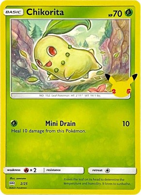 Chikorita, McDonald's 25th Anniversary Promos
