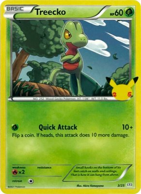 Treecko, McDonald's 25th Anniversary Promos