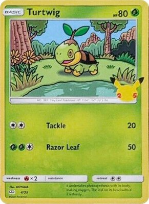 Turtwig, McDonald's 25th Anniversary Promos