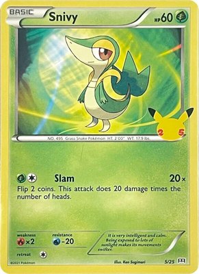 Snivy, McDonald's 25th Anniversary Promos