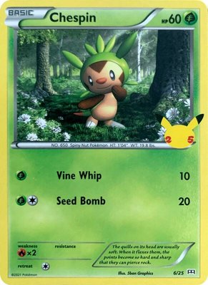 Chespin, McDonald's 25th Anniversary Promos