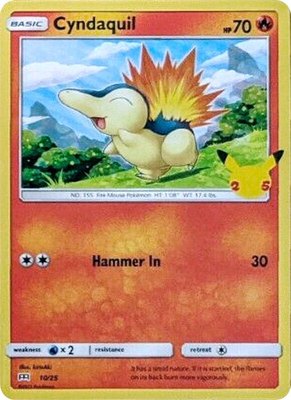 Cyndaquil, McDonald's 25th Anniversary Promos