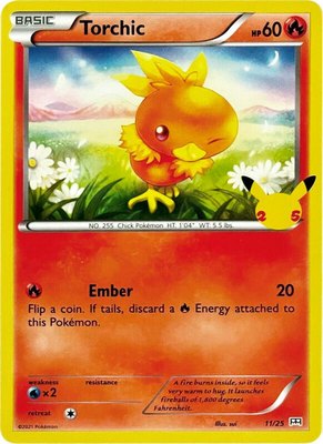 Torchic, McDonald's 25th Anniversary Promos