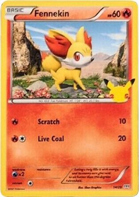 Fennekin, McDonald's 25th Anniversary Promos