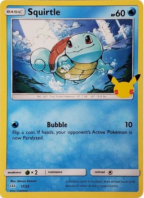 Squirtle, McDonald's 25th Anniversary Promos