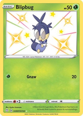 Blipbug, Shining Fates: Shiny Vault