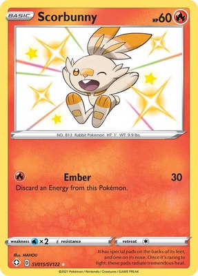 Scorbunny, Shining Fates: Shiny Vault