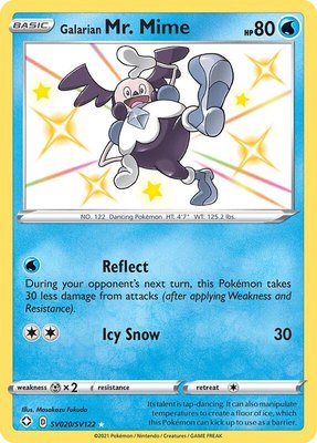 Galarian Mr. Mime, Shining Fates: Shiny Vault