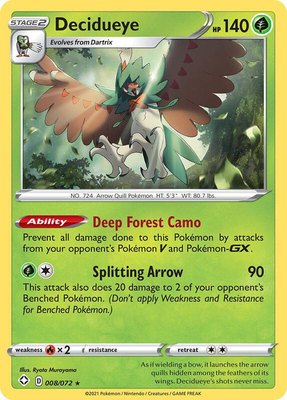 Decidueye, Shining Fates