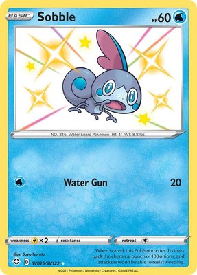 Sobble, Shining Fates: Shiny Vault