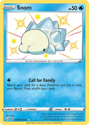Snom, Shining Fates: Shiny Vault