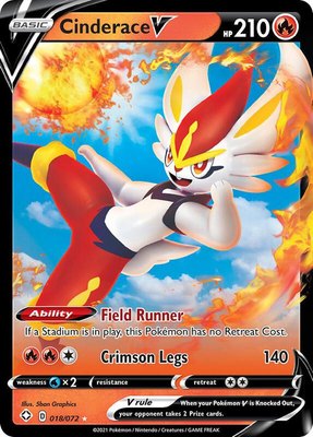 Cinderace V, Shining Fates