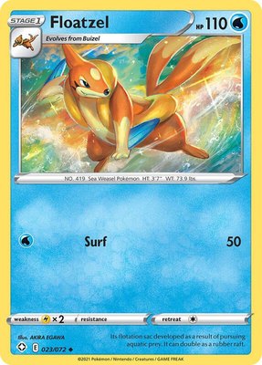 Floatzel, Shining Fates