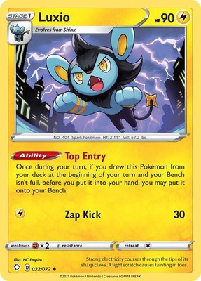 Luxio, Shining Fates