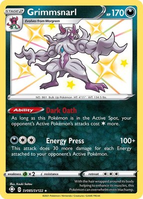 Grimmsnarl, Shining Fates: Shiny Vault