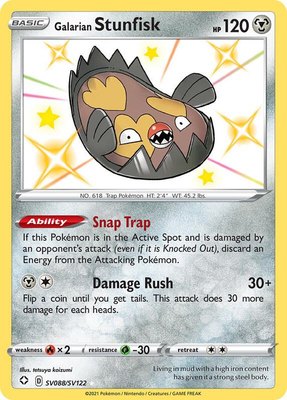 Galarian Stunfisk, Shining Fates: Shiny Vault