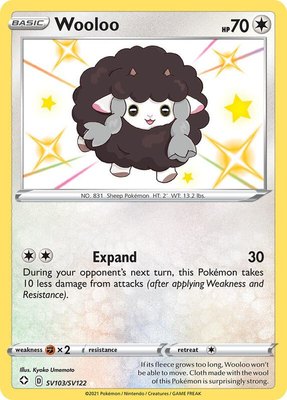 Wooloo, Shining Fates: Shiny Vault