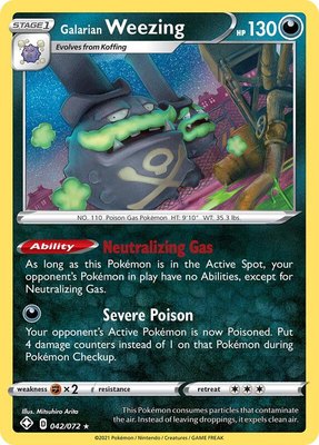 Galarian Weezing, Shining Fates