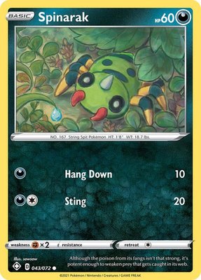 Spinarak, Shining Fates