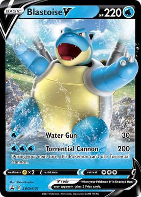 Blastoise V, Sword & Shield Promo Cards