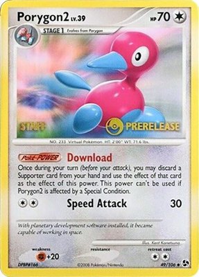 Porygon2 (Prerelease) [Staff], Diamond and Pearl Promos
