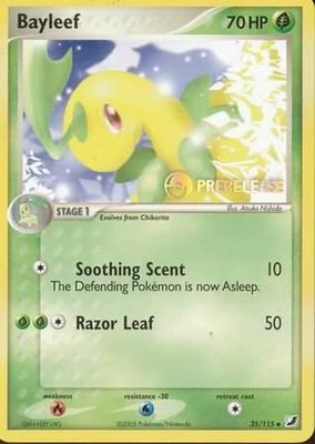 Bayleef (Prerelease), Nintendo Promos