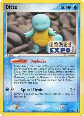 Ditto (Squirtle) (Games Expo 2007), Miscellaneous Cards & Products