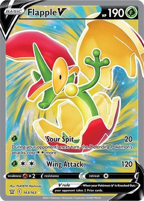 Flapple V (Full Art), Battle Styles