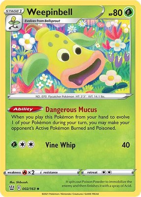 Weepinbell, Battle Styles