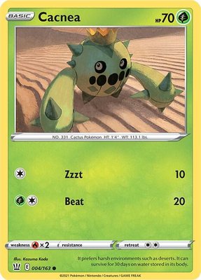 Cacnea, Battle Styles