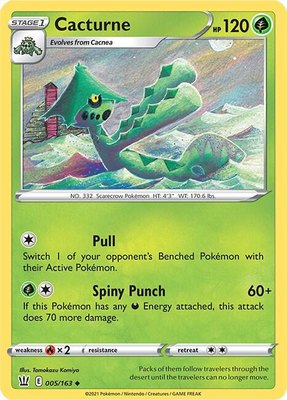 Cacturne, Battle Styles