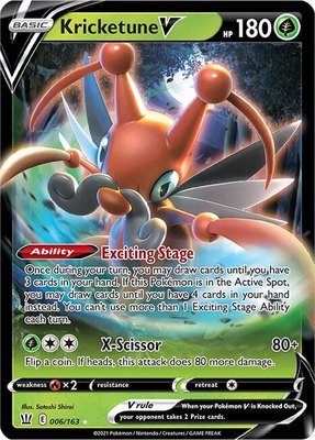 Kricketune V, Battle Styles