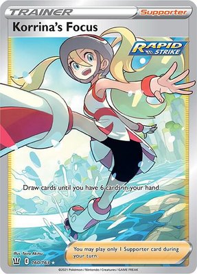 Korrina's Focus (Full Art), Battle Styles