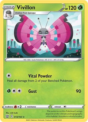 Vivillon, Battle Styles