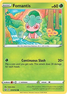 Fomantis, Battle Styles