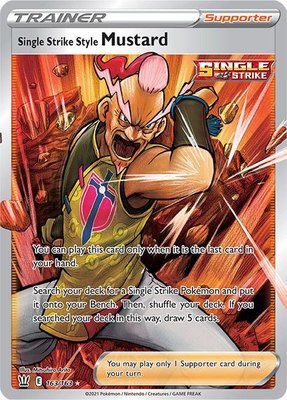 Single Strike Style Mustard (Full Art), Battle Styles