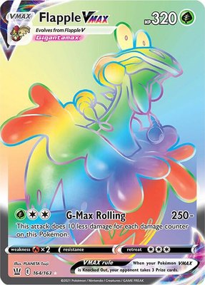 Flapple VMAX (Secret), Battle Styles