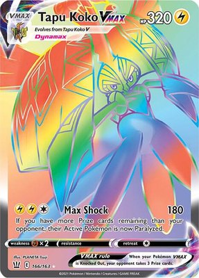 Tapu Koko VMAX (Secret), Battle Styles