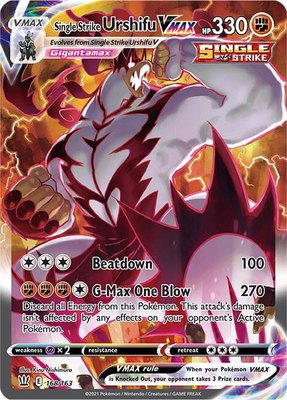 Single Strike Urshifu VMAX (Alternate Art Secret), Battle Styles