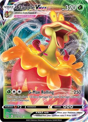 Flapple VMAX, Battle Styles