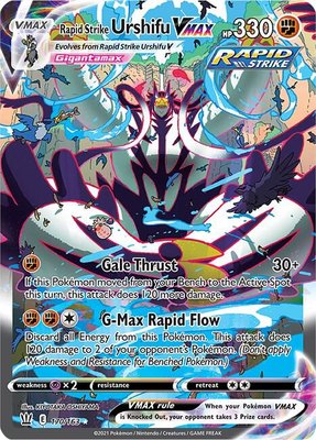 Rapid Strike Urshifu VMAX (Alternate Art Secret), Battle Styles