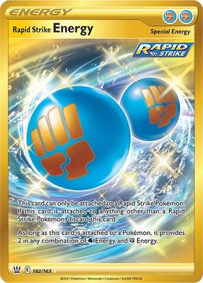 Rapid Strike Energy (Secret), Battle Styles