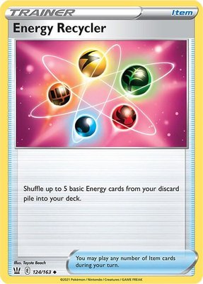 Energy Recycler, Battle Styles