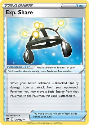 Exp. Share, Battle Styles